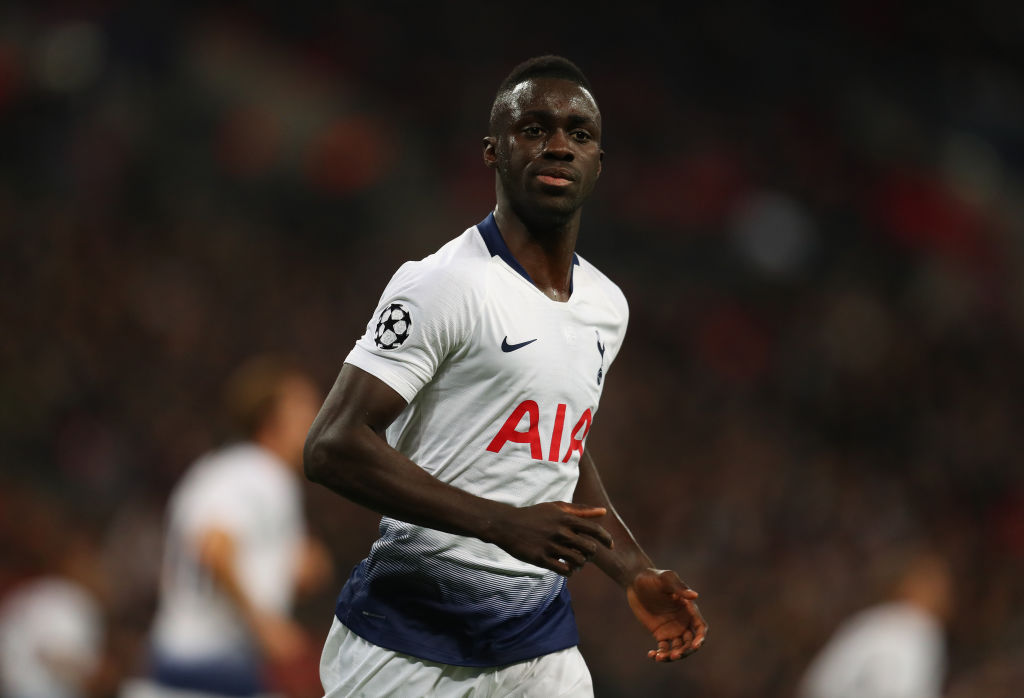 LONDON, ENGLAND - NOVEMBER 06: Davinson Sanchez of Tottenham Hotspur during the Group B match of the UEFA Champions League between Tottenham Hotspur and PSV at Wembley Stadium on November 06, 2018 in London, United Kingdom. (Photo by Catherine Ivill/Getty Images)