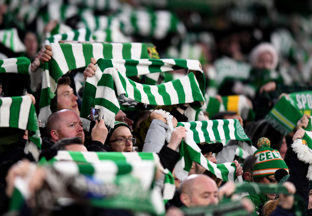 Some Celtic fans gear up for nine-in-a-row title announcement