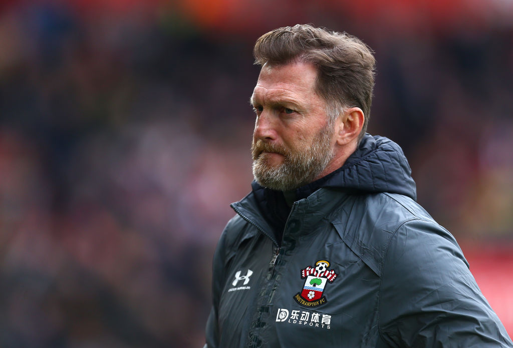 SOUTHAMPTON, ENGLAND - MARCH 07: Ralph Hasenhuttl, Manager of Southampton looks on prior to the Premier League match between Southampton FC and Newcastle United at St Mary's Stadium on March 07, 2020 in Southampton, United Kingdom. (Photo by Jordan Mansfield/Getty Images)