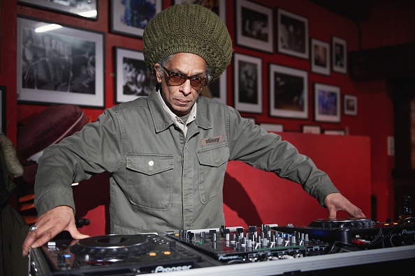 LONDON, ENGLAND - JANUARY 19: (EXCLUSIVE COVERAGE)  Don Letts photographed at the launch of Punk London at The 100 Club on January 19, 2016 in London, England.  (Photo by Phil Bourne/Redferns)