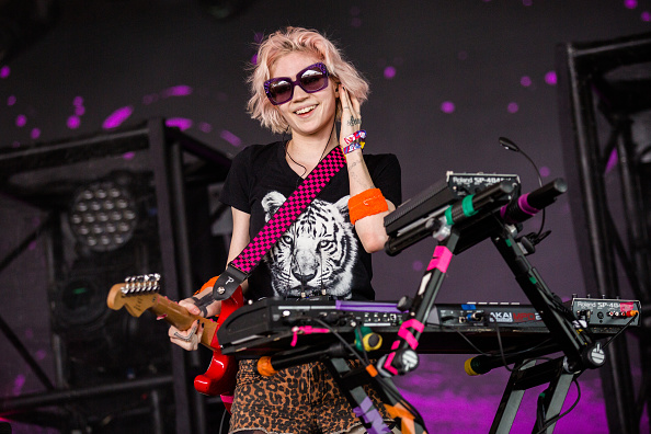 GULF SHORES, AL - MAY 22:  Grimes performs during the Hangout Music Festival on May 22, 2016 in Gulf Shores, Alabama.  (Photo by Josh Brasted/WireImage)