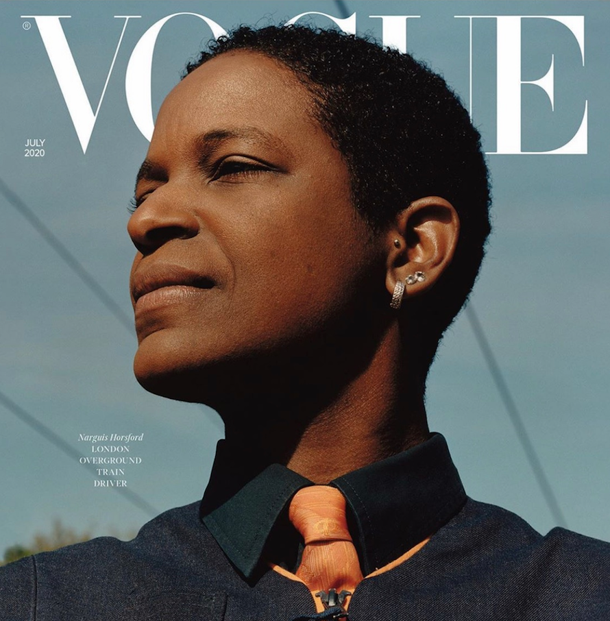 Essential workers are in vogue, so of course they're on the front cover