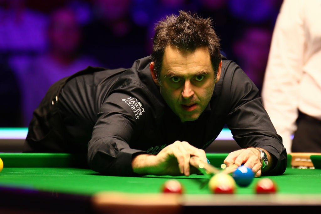 Ronnie O'Sullivan - six and easy for the Rocket as Wilson is walloped
