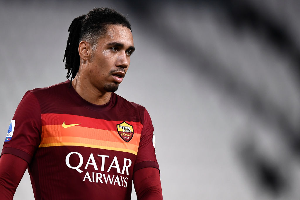 Chris Smalling of AS Roma looks on during the Serie A