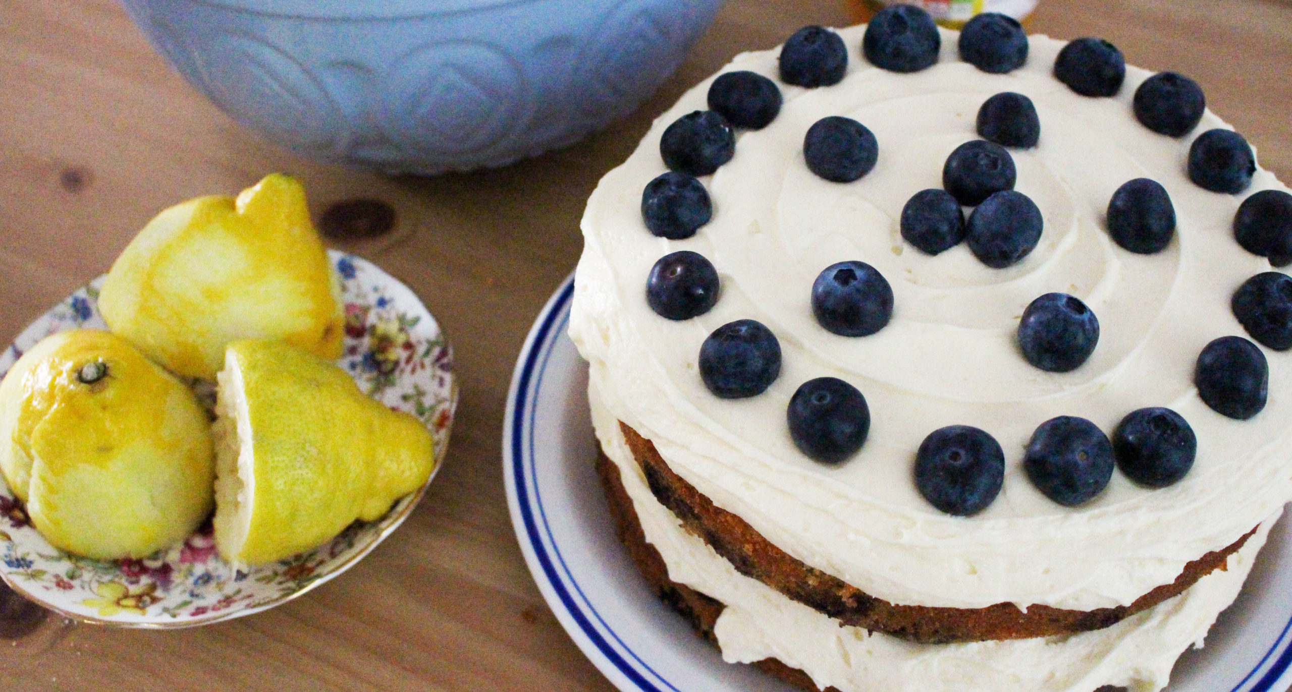 Sunday brunch ideas: Lemon and blueberry cake recipe