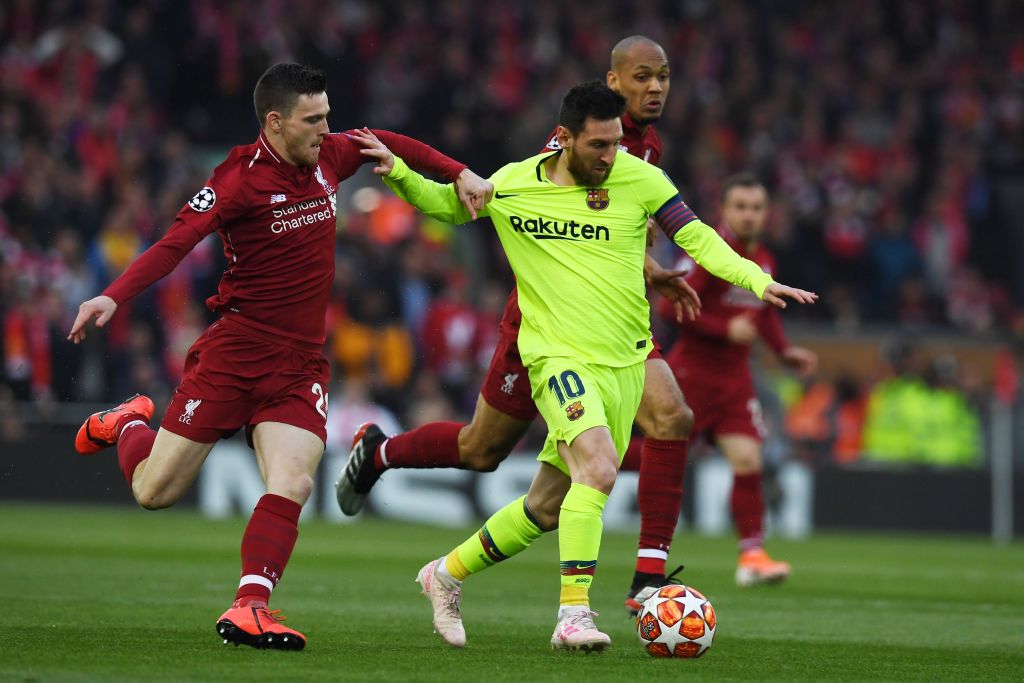 Andy Robertson lifts the lid in pushing Lionel Messi at Anfield