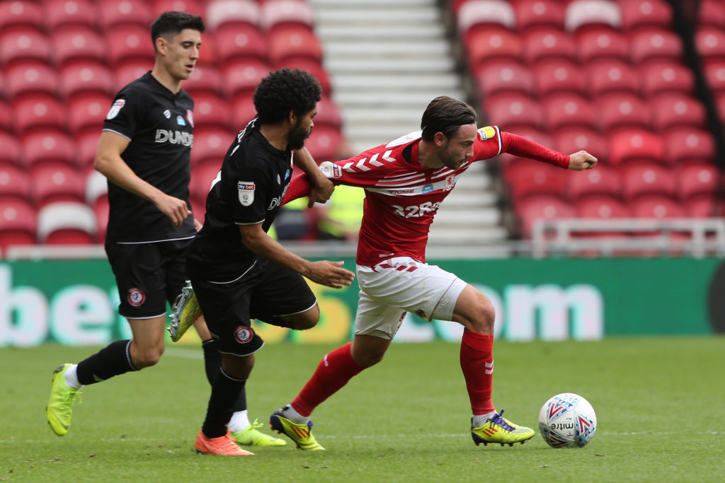 Patrick Roberts playing for Middlesbrough last season