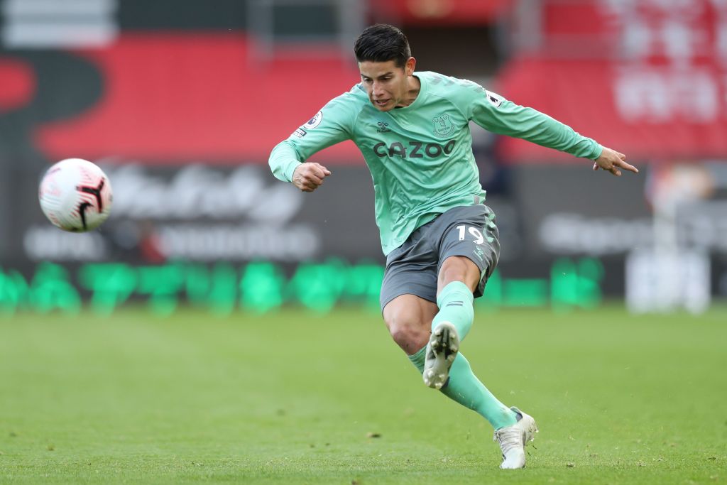 Everton ace James Rodriguez set to miss Newcastle trip