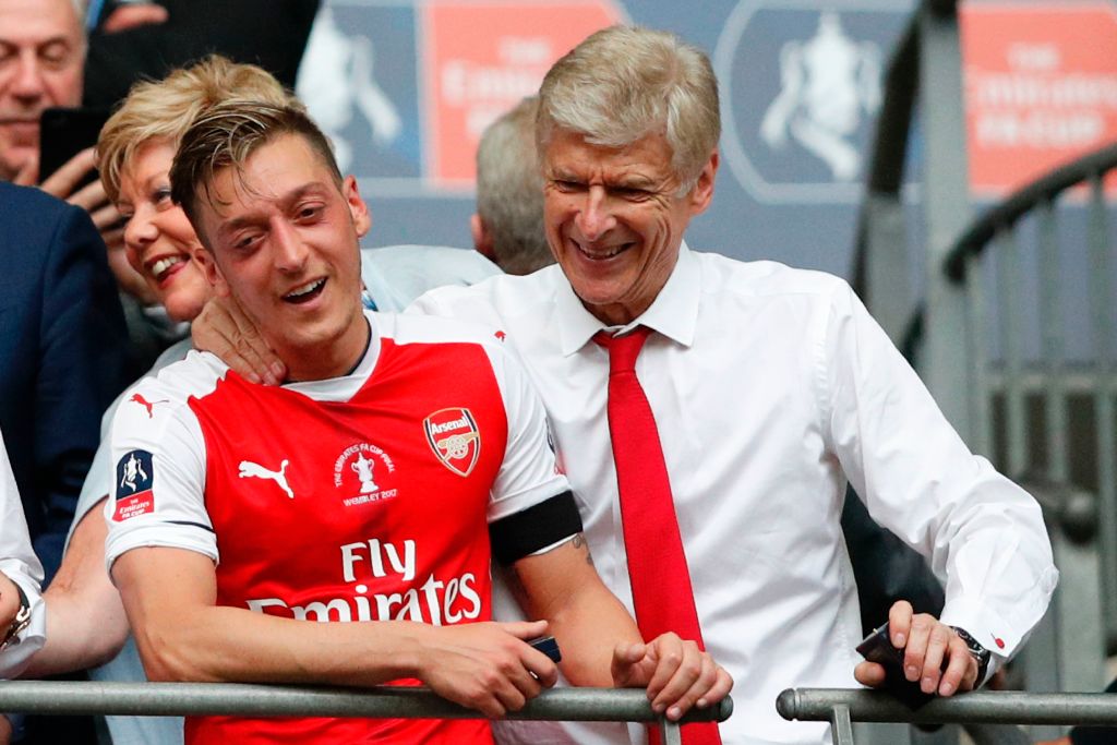 Arsene Wenger shares what he's heard about Ozil in Arsenal training