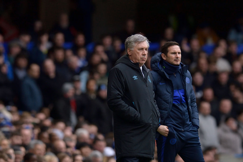 Frank Lampard calls Everton's Carlo Ancelotti one of the world's best managers