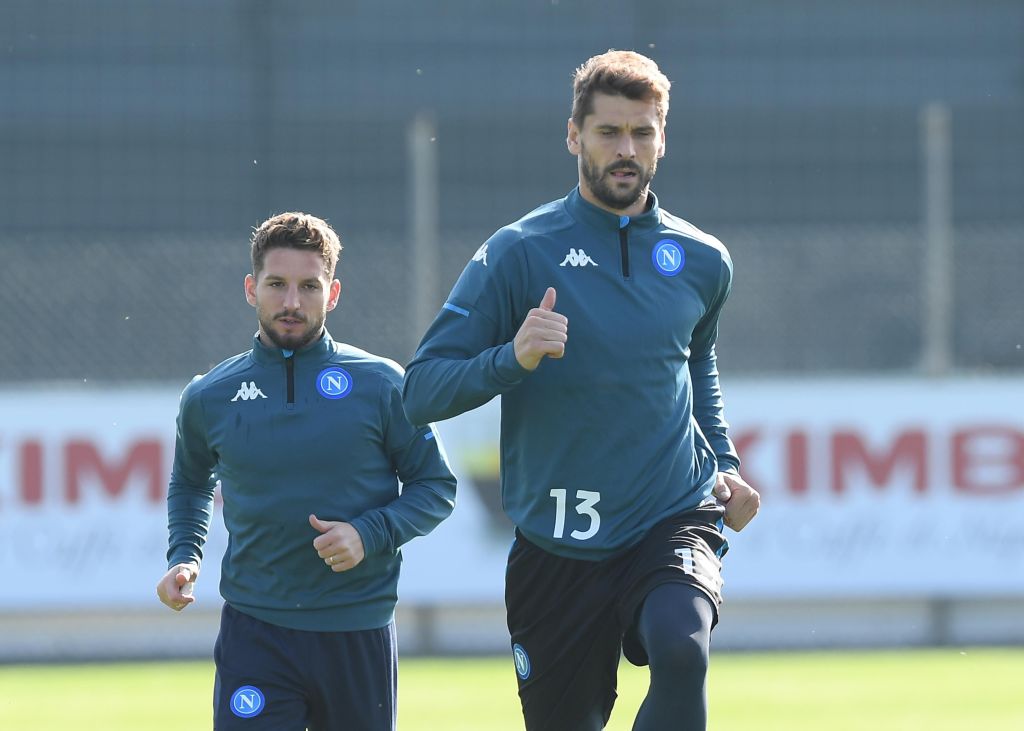 SSC Napoli - Press Conference And Training Session