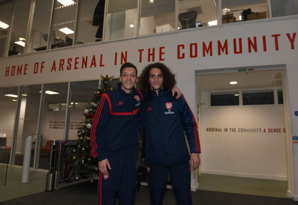 Some Arsenal fans react to Guendouzi's tweet about Ozil's impending departure