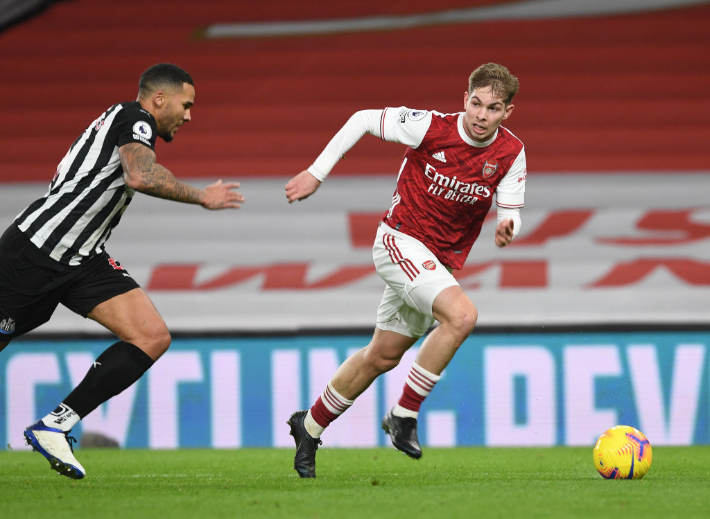 Gary Neville and Jamie Carragher praise Arsenal's Emile Smith Rowe
