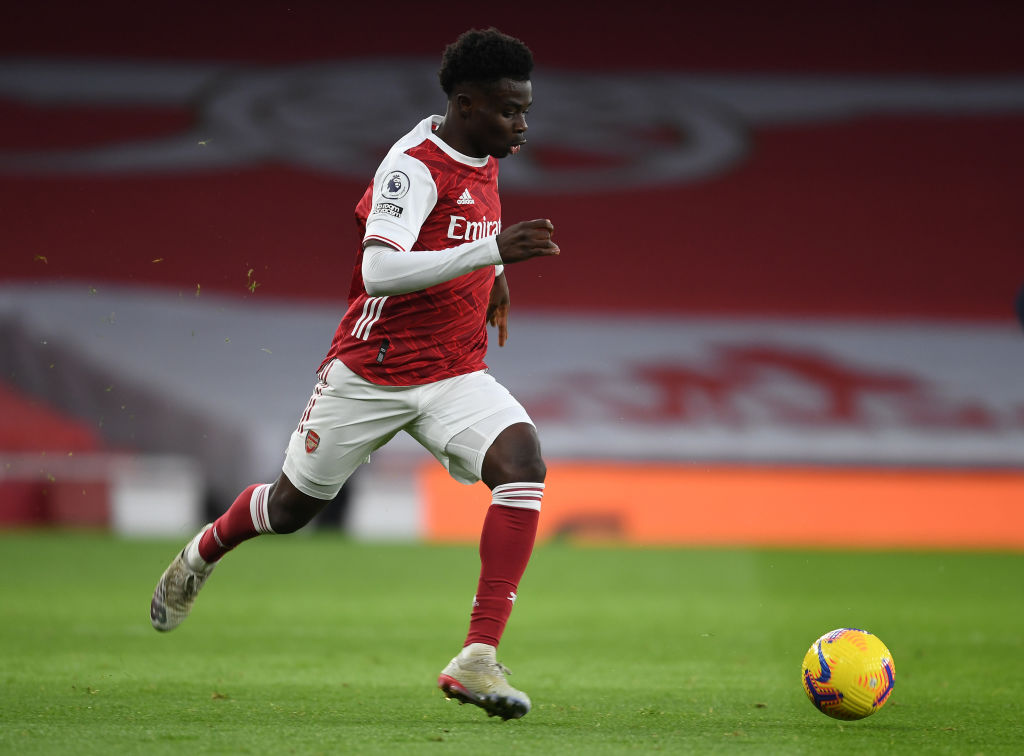 ‘He’s amazing’: Bukayo Saka shares which Arsenal player has caught his eye recently