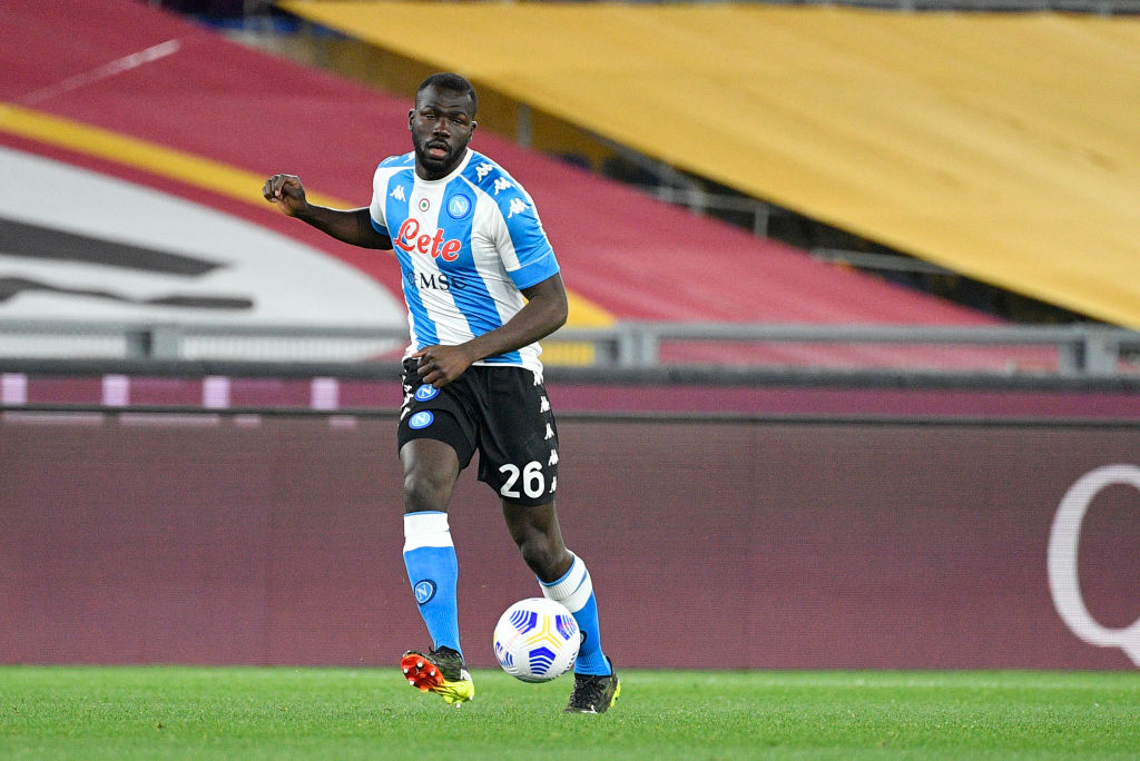 Kalidou Koulibaly of S.S.C. Napoli in action during the 2020