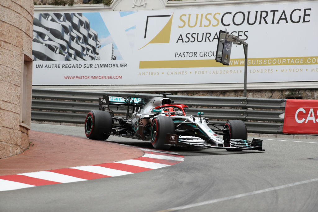 Lewis Hamilton of Mercedes AMG Petronas Motorsport on track