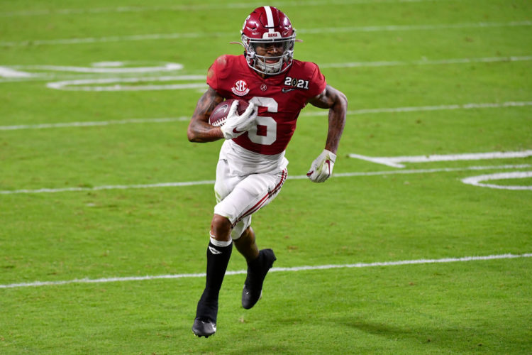 What is DeVonta Smith's 40 time? Jalen Hurts, stats and nickname of 10th pick in 2021 NFL draft