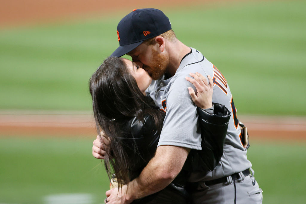 Who is Spencer Turnbull's girlfriend? Tiger's pitcher celebrates with Ashley Terk after no-hitter against Mariners