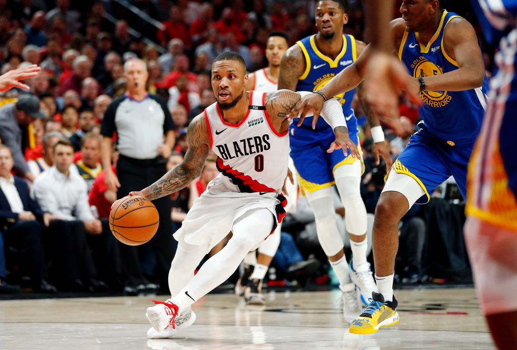 What is the record for most threes in a playoff game? Damian Lillard sets historic record against the Nuggets