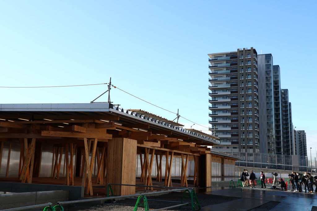 Tokyo 2020 Athletes' Village Plaza Opens To Media