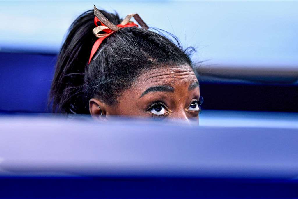 Is it true that Simone Biles was not allowed to score maximum points?