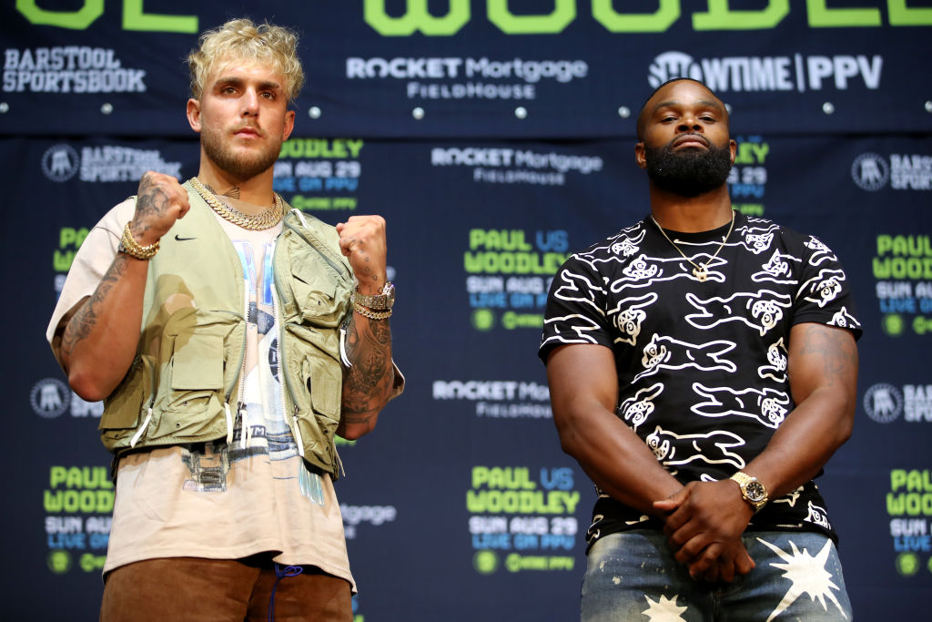 Is Jake Paul balding? Hairline of YouTuber-turned-boxer ridiculed after Tyron Woodley press conference