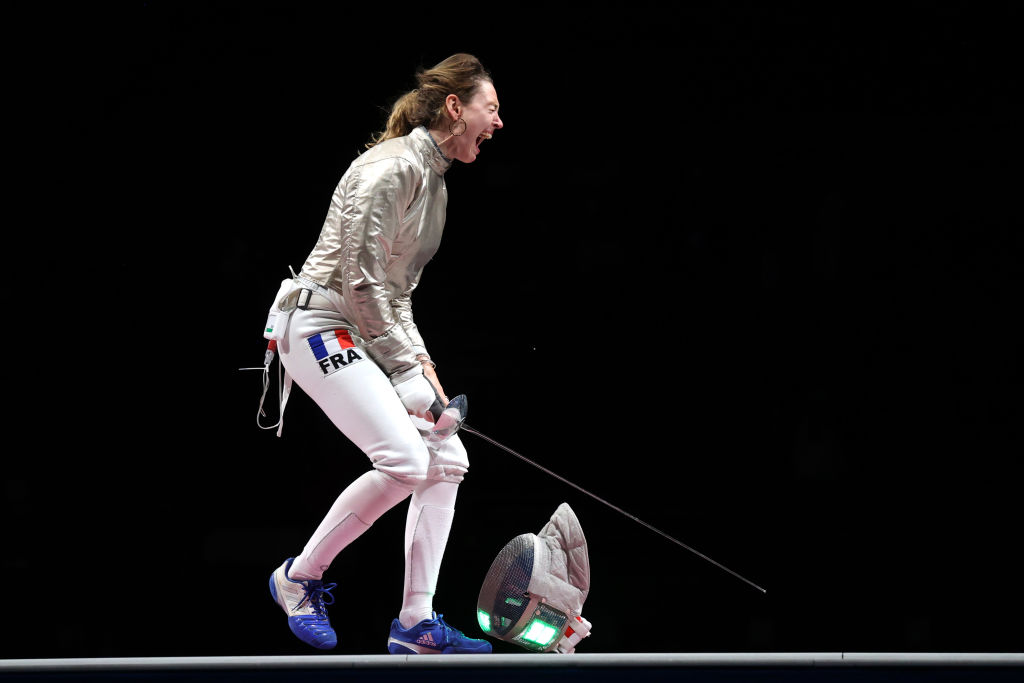 Why do Olympic fencers scream? To intimidate, to release, to signal, to celebrate