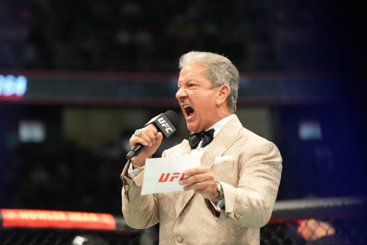 Will Bruce Buffer return for UFC 268 after missing the Abu Dhabi event?