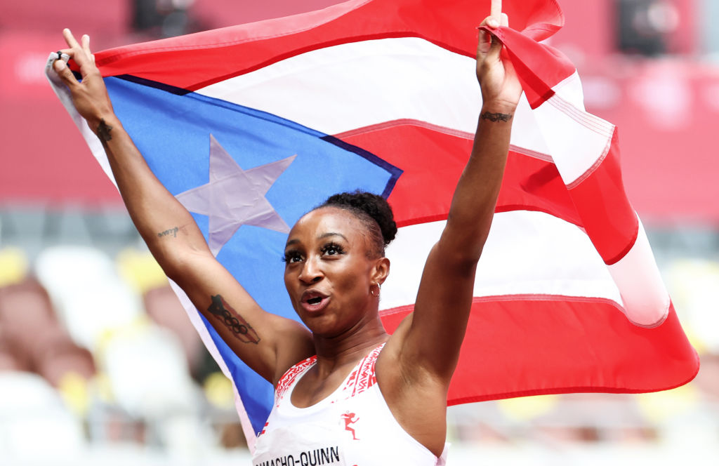 Who are Jasmine Camacho-Quinn's parents? Gold medal-winning hurdler has brother in NFL