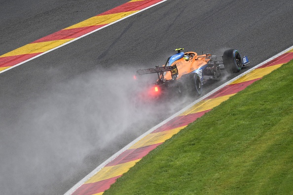 Lando Norris crashes out of Belgian Grand Prix qualifying