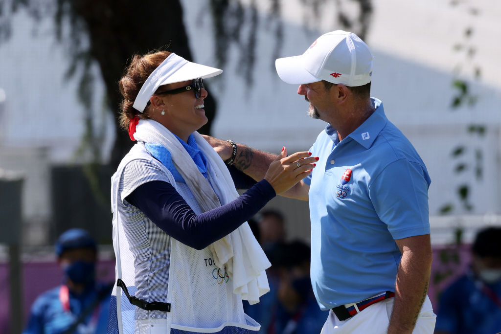 Who is Rory Sabbatini's wife, Martina Stofanikova? Olympic caddie helps win silver in Tokyo