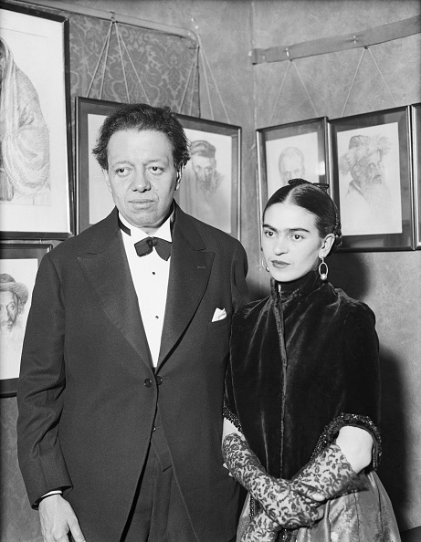 Artists Diego Rivera and Frida Kahlo