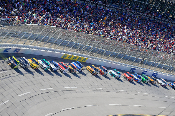 Who is on the entry list for the NASCAR Talladega race this weekend?