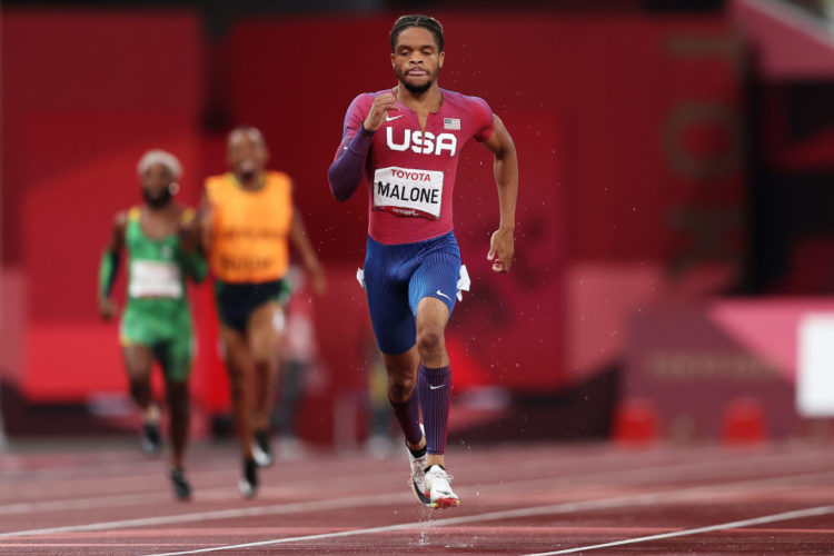 What is Noah Malone's disability? American wins silver in 400m T12 final