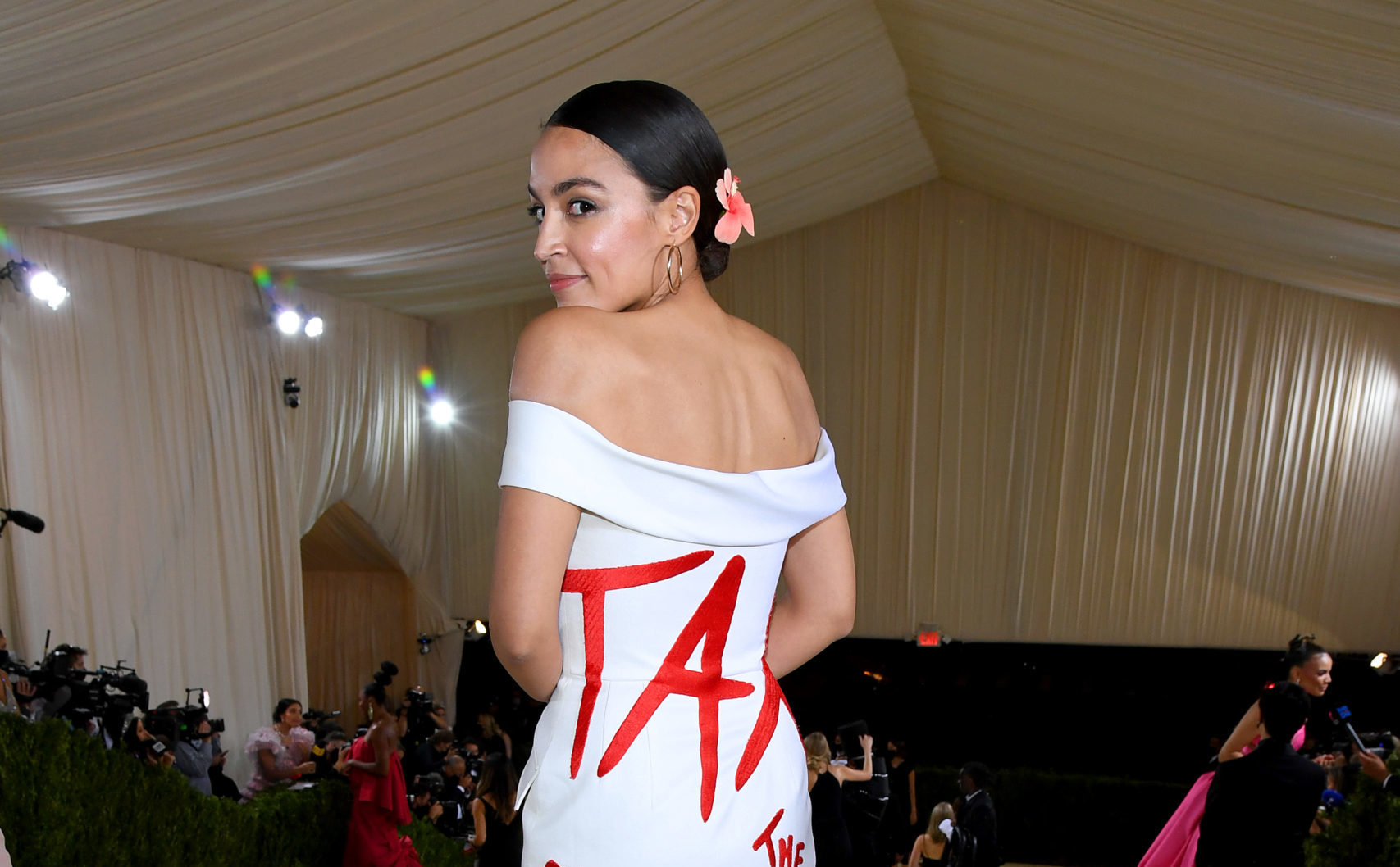 Where to buy a Tax The Rich shirt, AOC's dress turns heads at Met Gala
