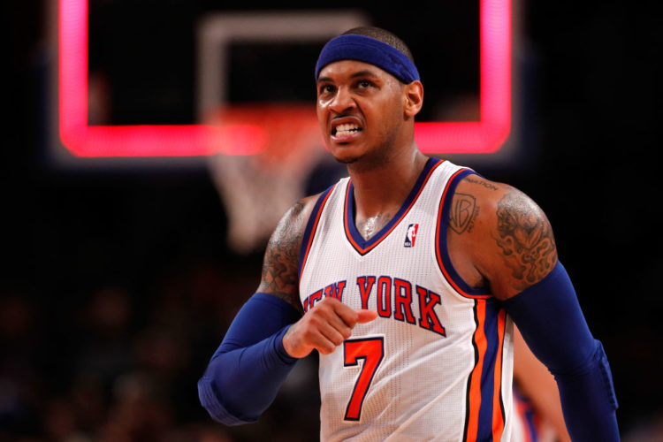 What did Carmelo Anthony say about the Knicks 'I'm Coming Home' video?