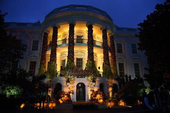 Who was the first First Lady to decorate the White House for Halloween?