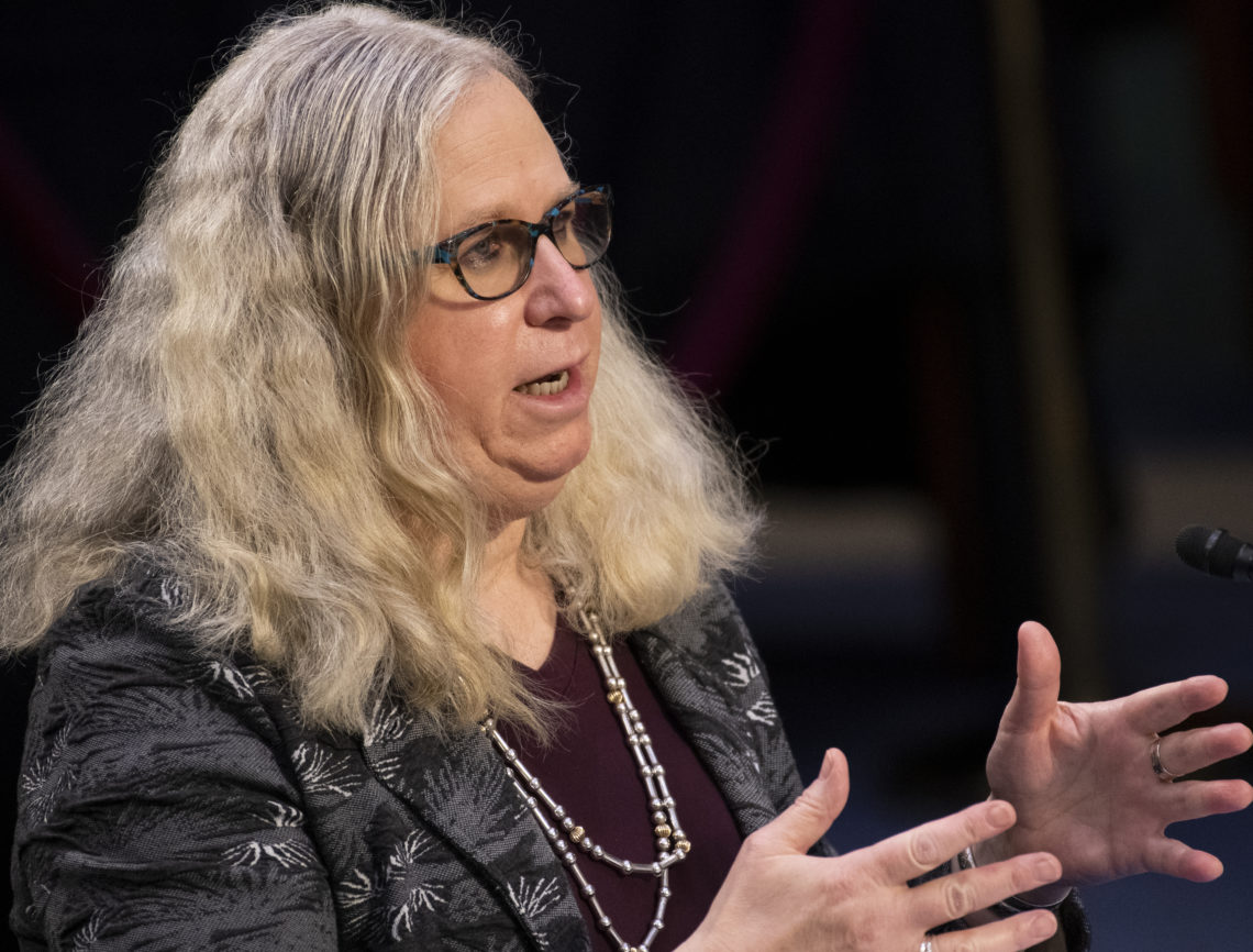 Has four-star admiral Rachel Levine served in the US military?