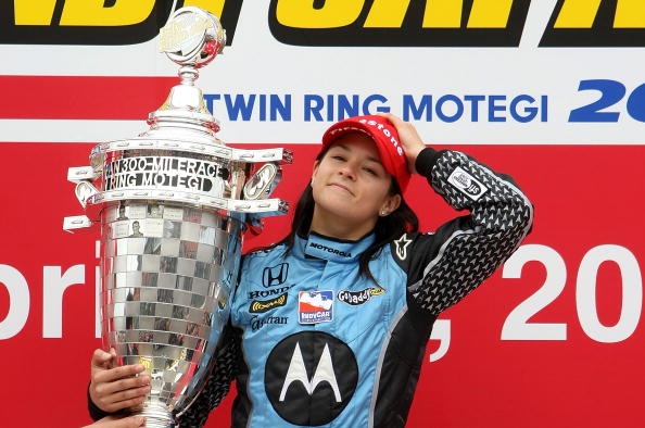 Where did Danica Patrick score her only IndyCar win, and did she win in NASCAR?