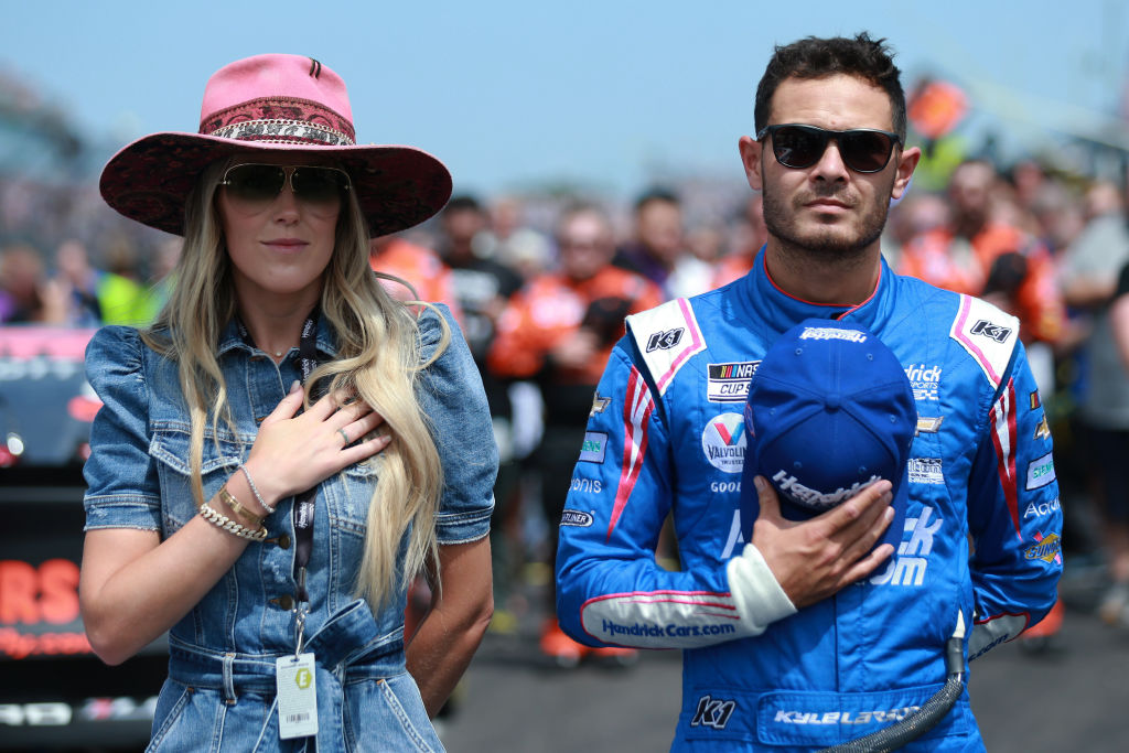 Who is Kyle Larson's wife, Katelyn, as he clinches maiden NASCAR Cup title?