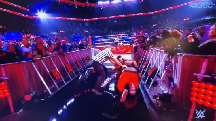 Who attacked Seth Rollins on WWE Raw on Monday night?
