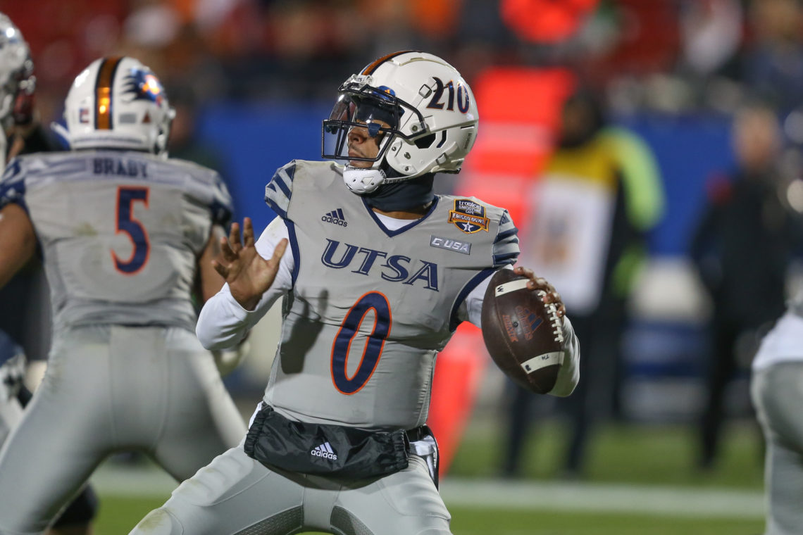Why does UTSA have '210' on their helmets and what is the Triangle of Toughness?