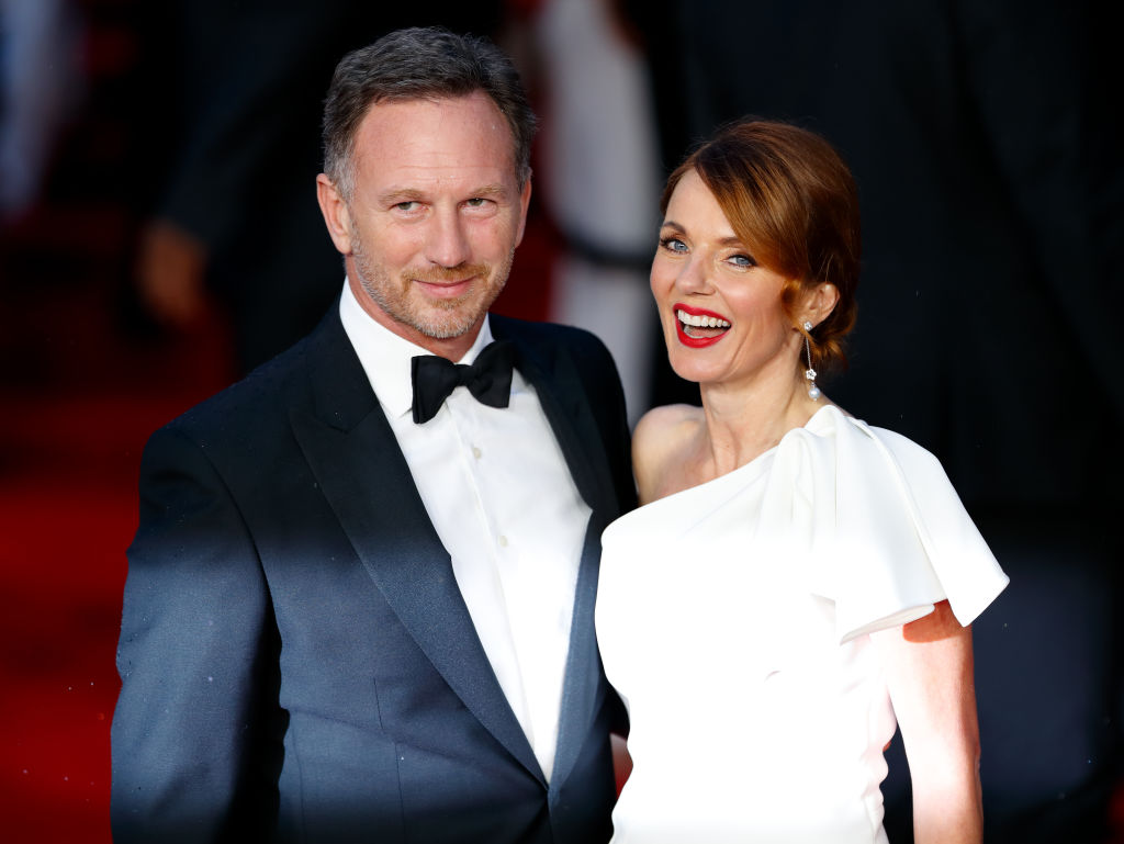 Who is Christian Horner's wife as he guides Max Verstappen to maiden F1 title?