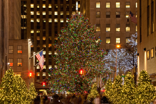 No, the Rockefeller Christmas tree was not on fire despite Twitter confusion