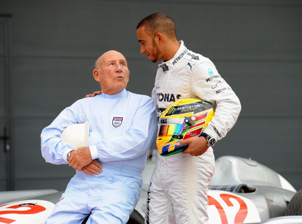 Lewis Hamilton and Sir Stirling Moss - F1 Grand Prix of Great Britain Previews
