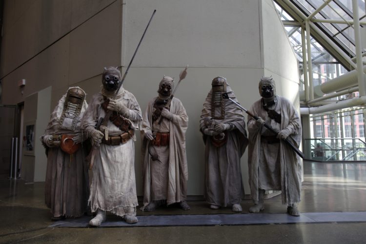 What do Sand People look like without masks in The Book Of Boba Fett?