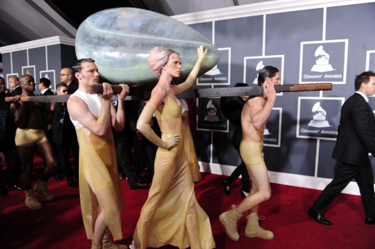 Lady Gaga spent three days inside a giant egg for iconic Grammys performance