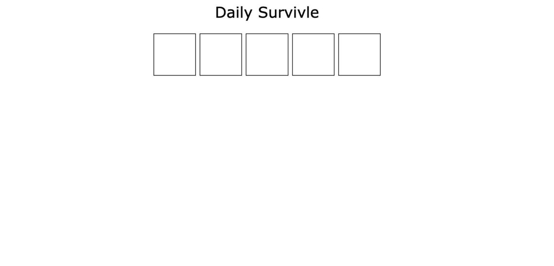 How to play Survivle, the Wordle-like game where the goal is losing