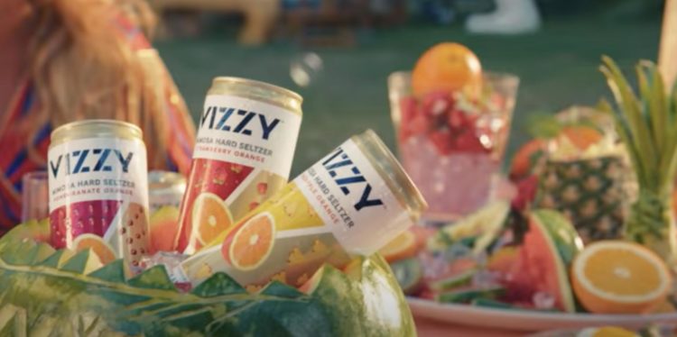 What is the song in Vizzy Hard Seltzer's 2022 mimosa commercial?