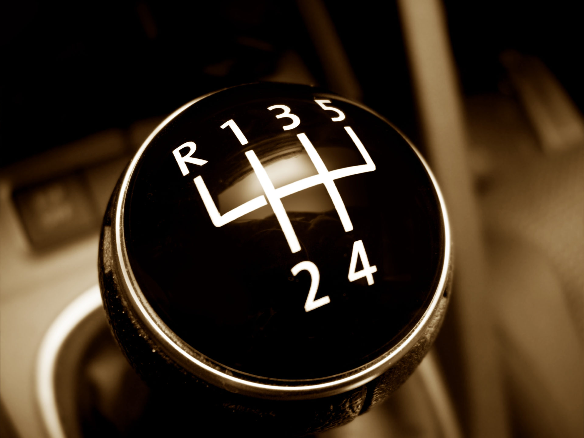 old gearshift - retro style